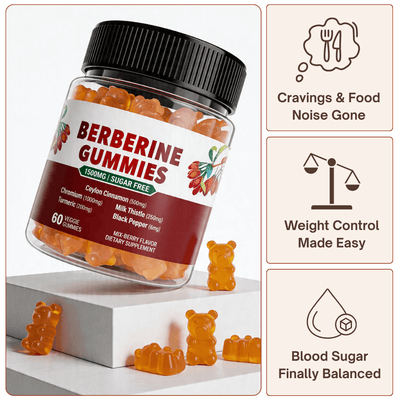 Nutrishess 6-in-1 Berberine Gummies